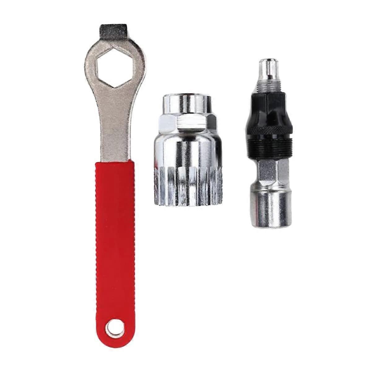 1 Set Professional Bicycle Tool Set for Repair of Crank Gears Multifunctional Shaft Remover with NonSlip for Bicycles