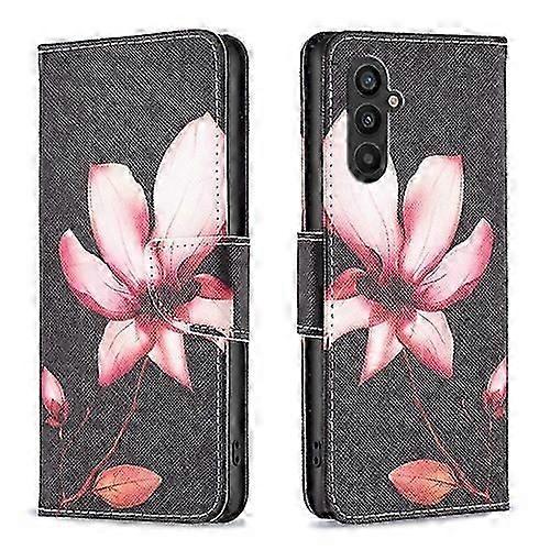For Samsung Galaxy A25 5G Colored Drawing Pattern Leather Mobile Phone Case