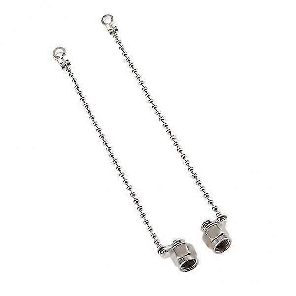 2x2Pieces SMA Connector RP.SMA Straight Protective Dustproof Cover + Chain