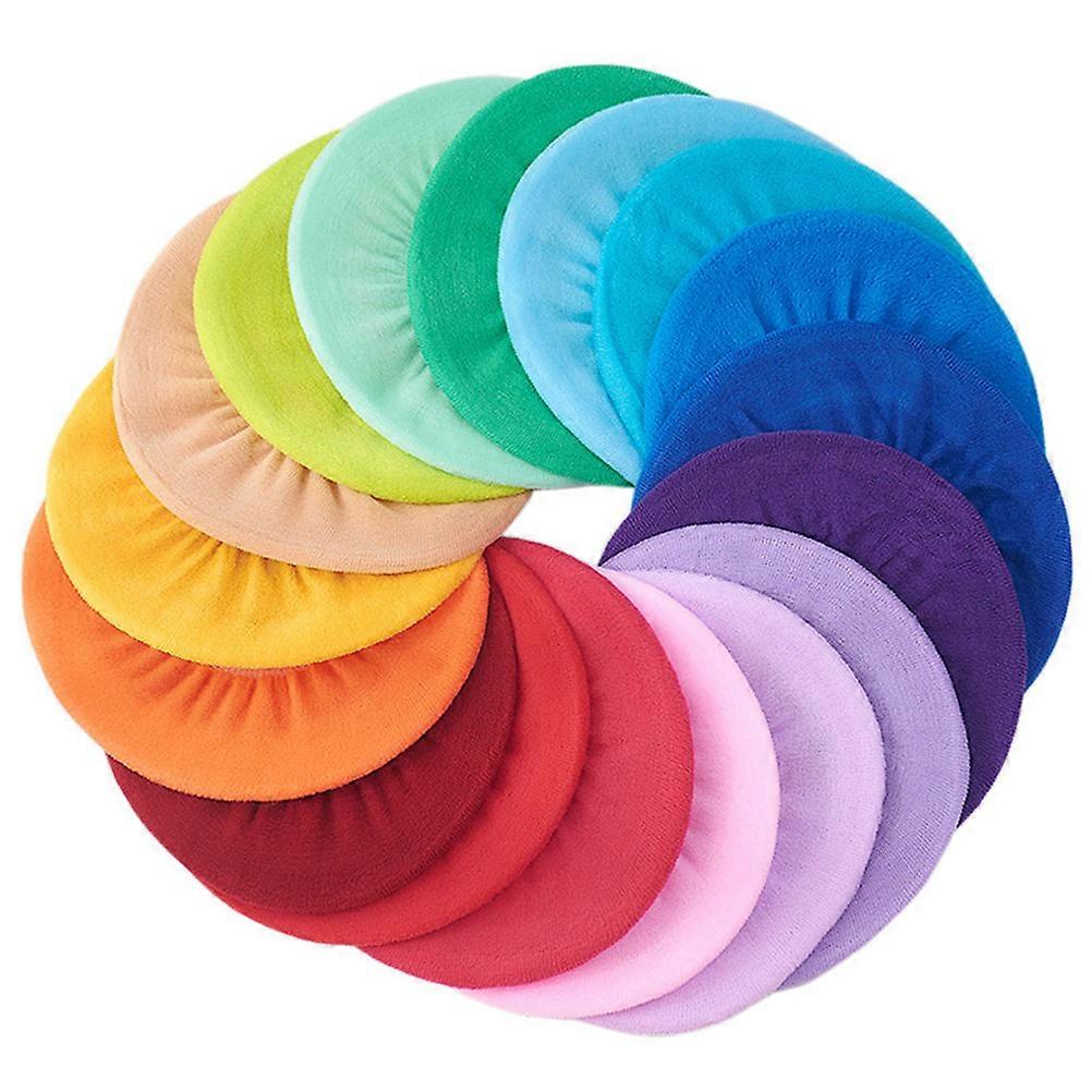 O-Shaped Toilet Seat Cover Pads Warm Comfortable Polyacrylic Fiber 10Pcs