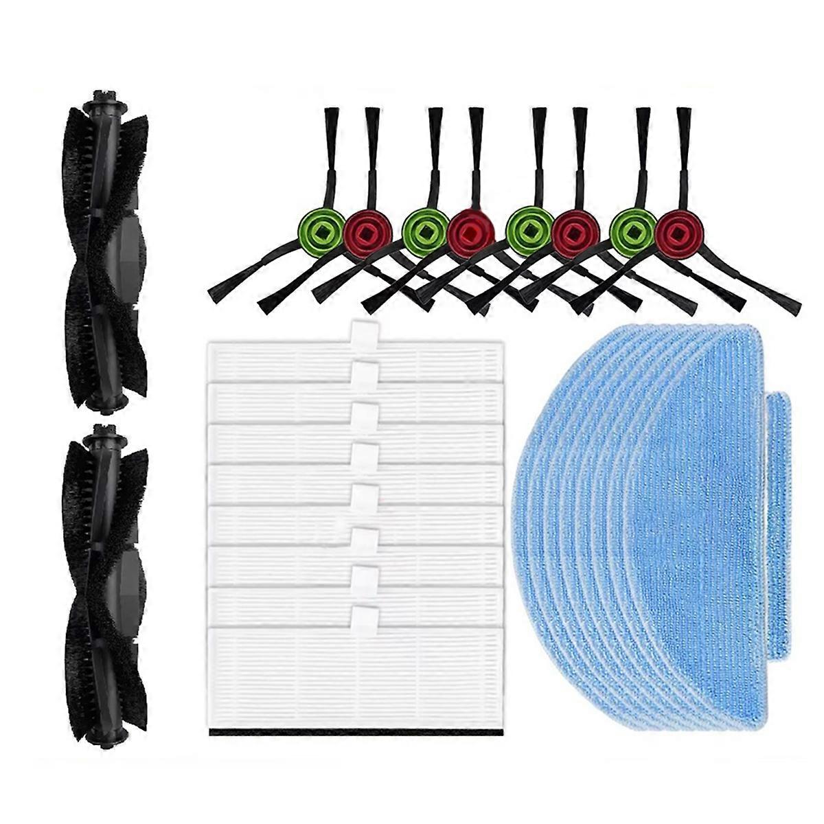 For SL60D / SL60 / SG60 / SL61 / SL60 Plus Main Side Roller Brush Hepa Filter Mop Pad Replacement Pa
