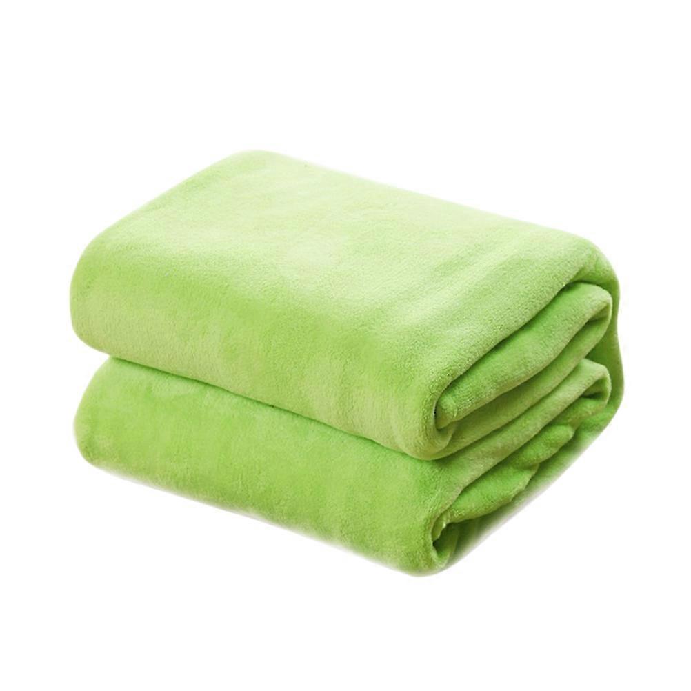 Solid Color Flannel Fleece Blanket – Extra Warm & Lightweight Throw for Couch, Bed, or Camping – Cozy Home Decor Essential
