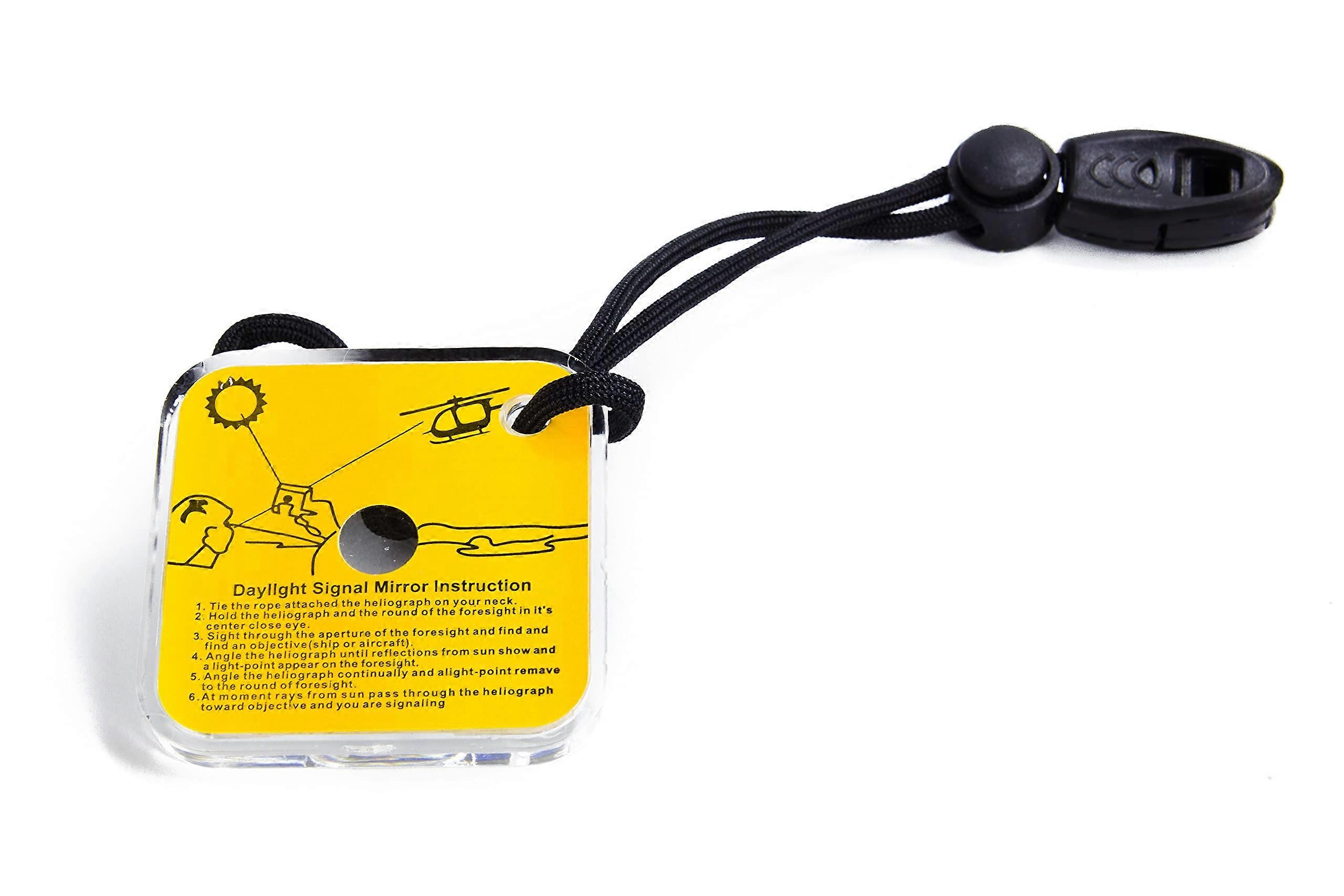 Signal Mirror with Loop Survival Rescue Mirror Sun Mirror Heliograph