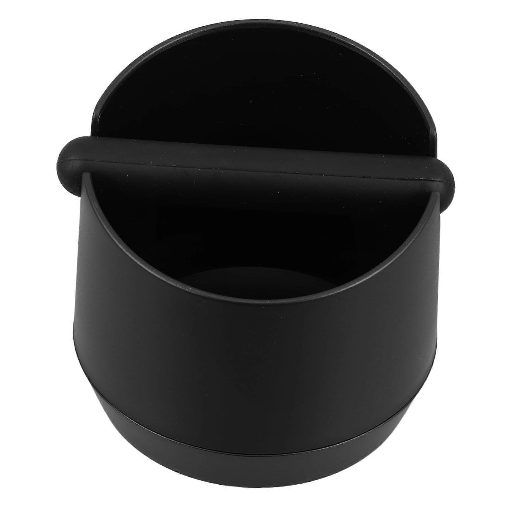 Coffee grounds container made of nonslip knock box for espresso, large capacity for catering, easy to clean for cafes, restaurants, and kitchens.