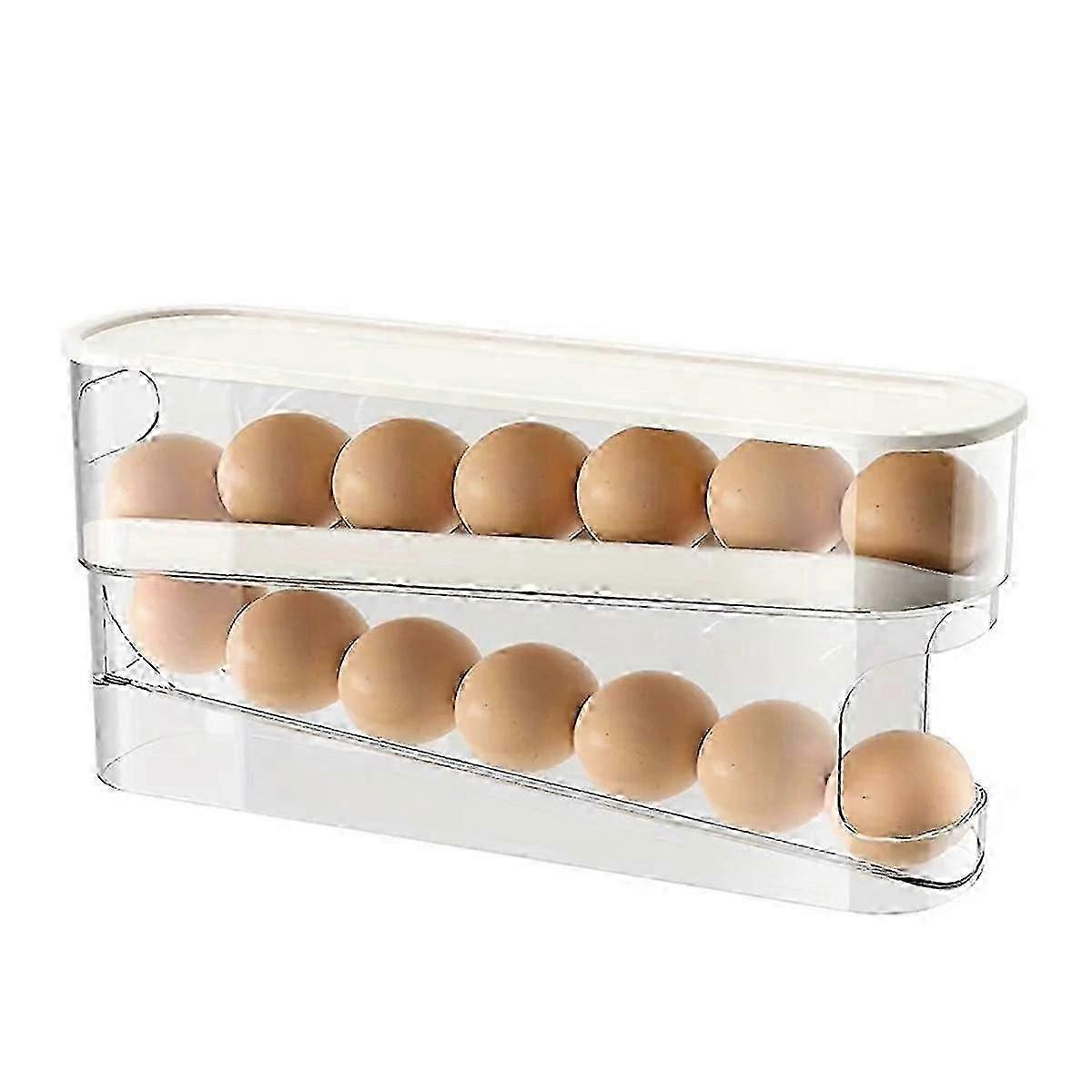 Refrigerator Egg Storage Box Automatic Scrolling Egg Household Large Capacity Kitchen Dedicated Roll Off Egg S