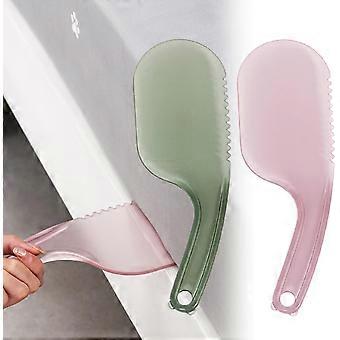Ferramenta de Enchimento de Lençol - Cunha de Elevação de Colchão para Troca de Lençóis, Ferramenta de Fabricação de Plástico com Engrenagem para Limpeza de Cama, 2 pacotes, Verde e