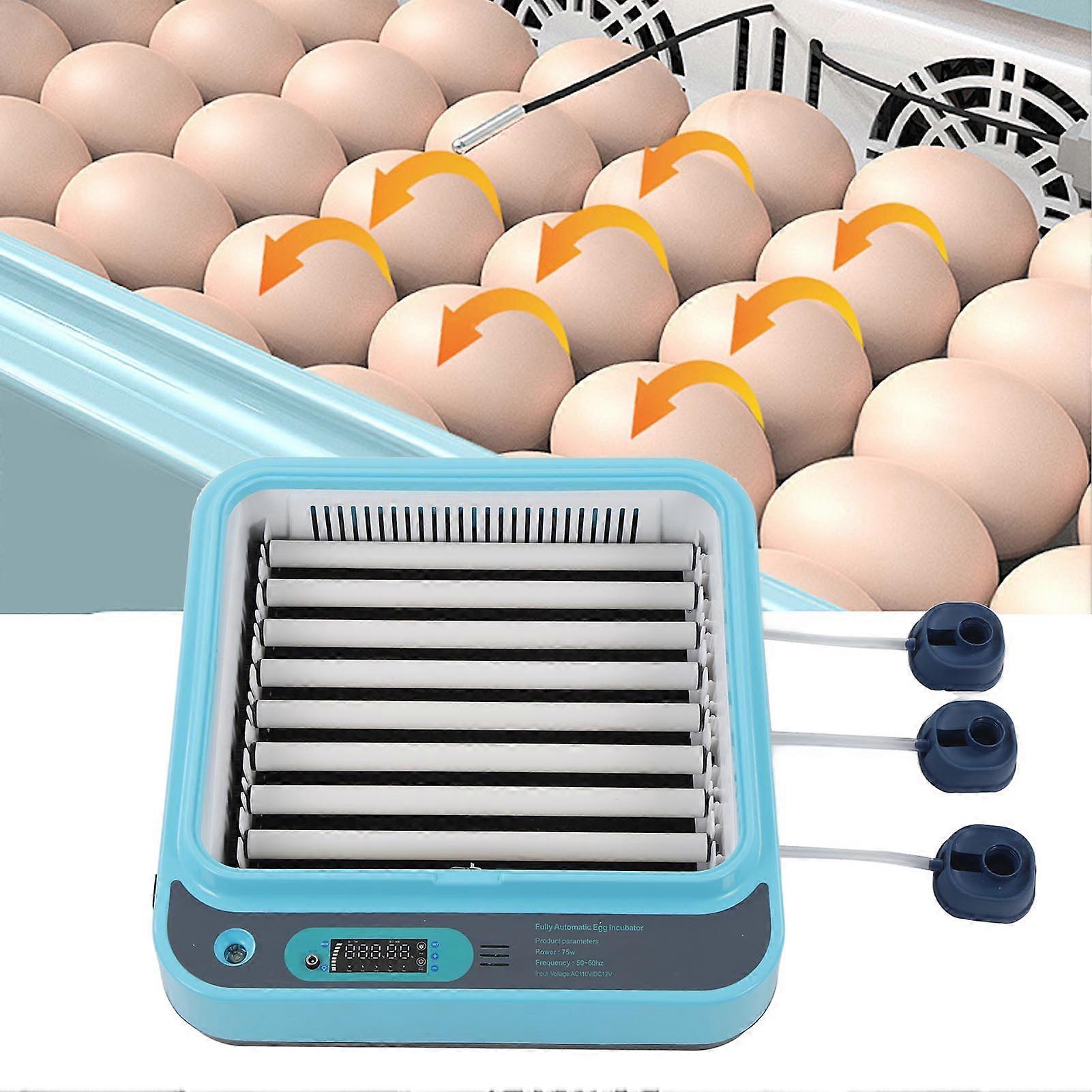 56 Egg Incubator Egg Incubator Small Household Incubator for Hatching Chicks Chicken Duck Goose US 110V