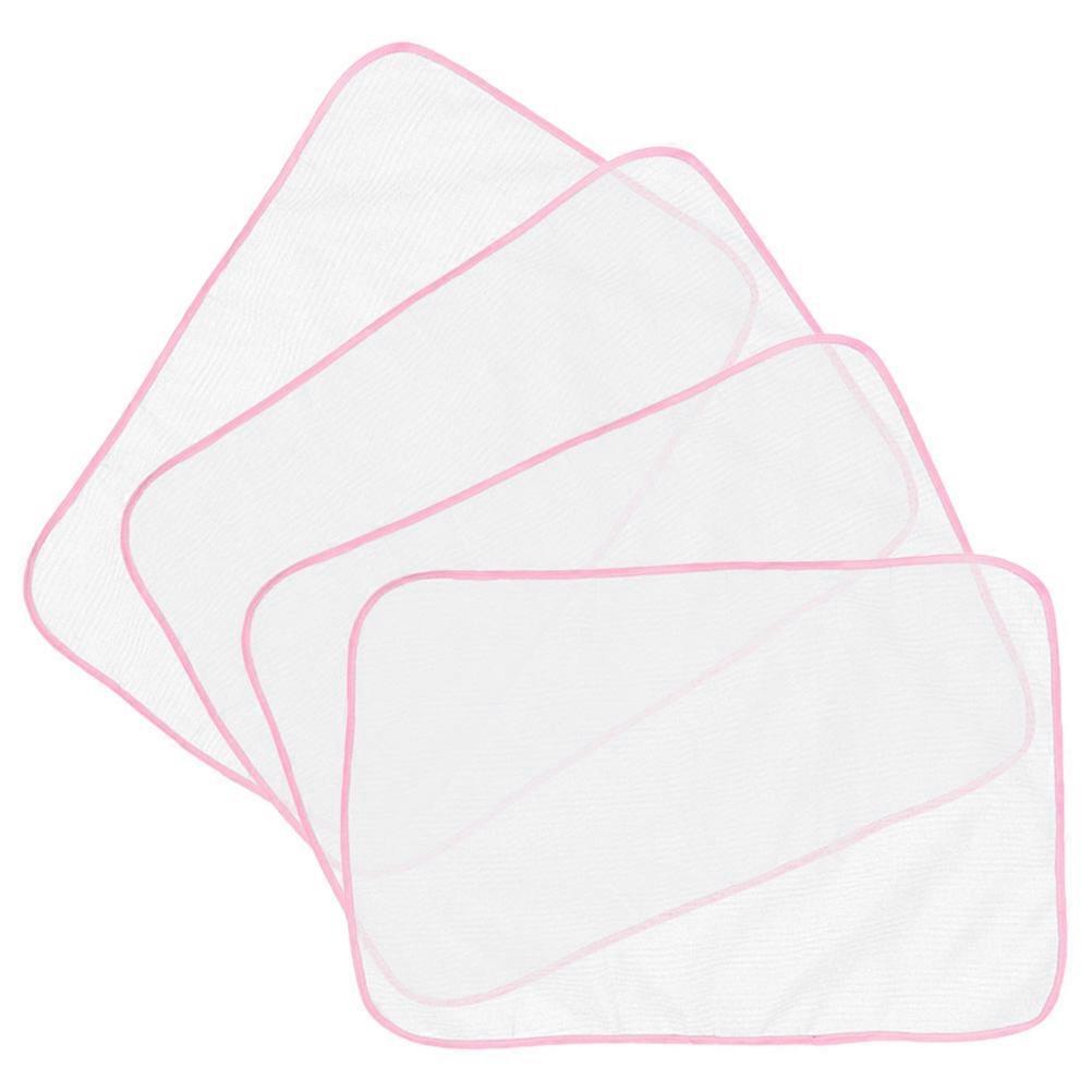 Insulated Ironing Mesh High Temperature Insulation for Household Ironing Pink 90.00X40.00X0.10CM Prevents Burning and Colouration 4Set