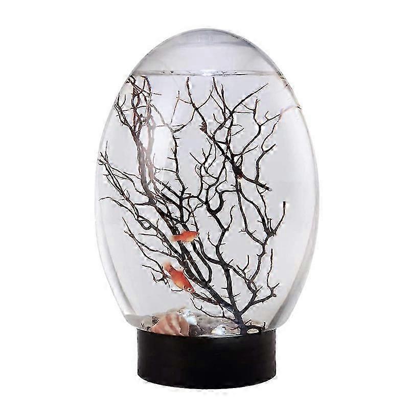MIni Sphere with LED Base for Fish Shell Inside Novelty Table Crafts