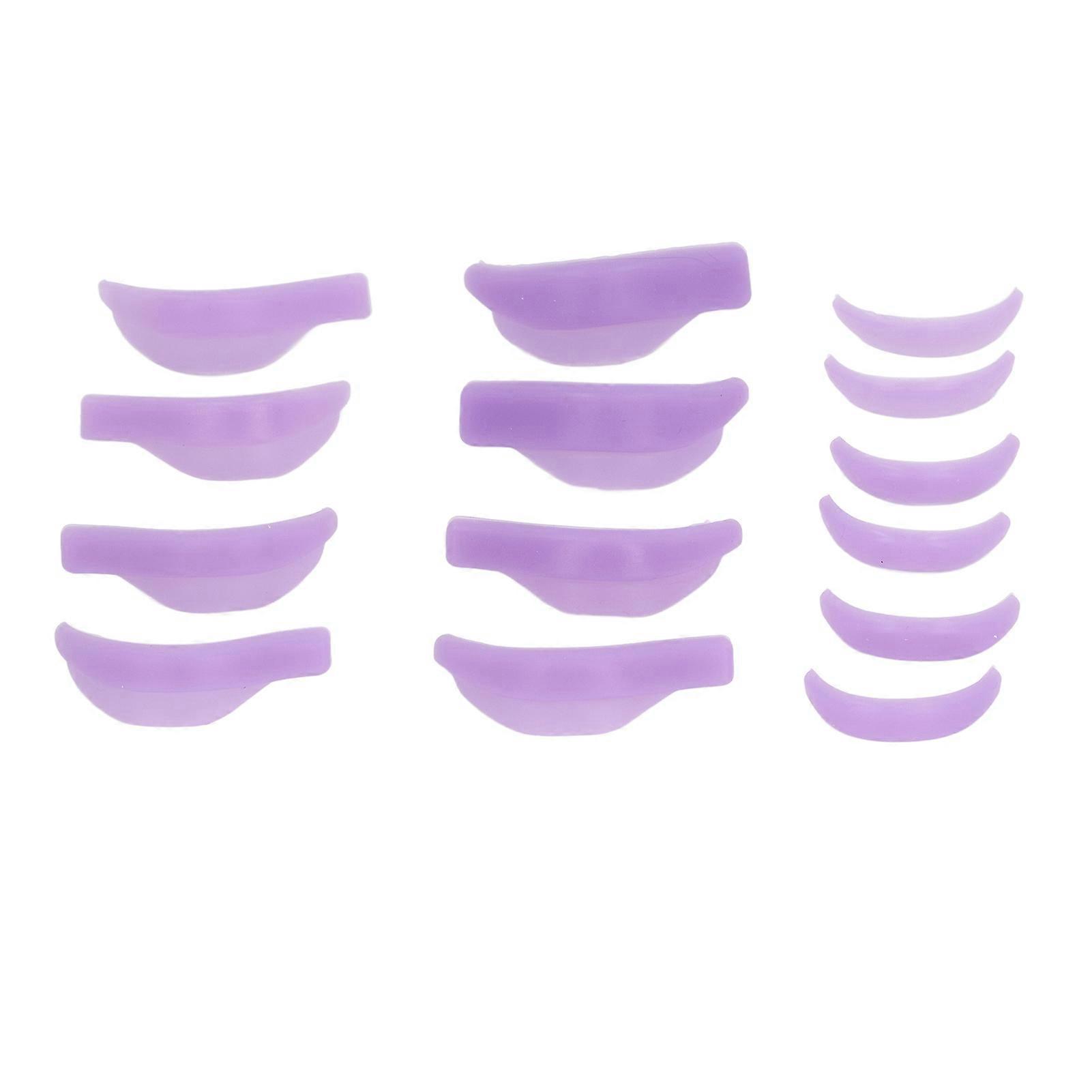 7 Pairs Silicone Lash Lift Pads Size A-XL Reusable Purple Set