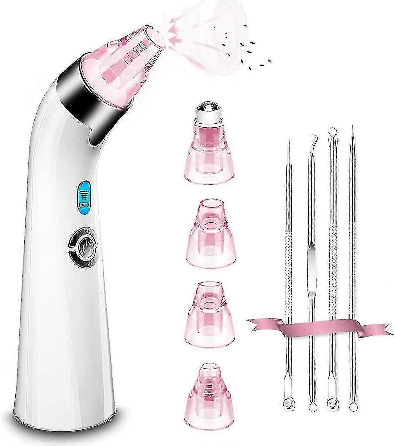 Blackhead Remover Pore Vacuum with 5 Adjustable Suction Power and 4 Suction Probes 0619