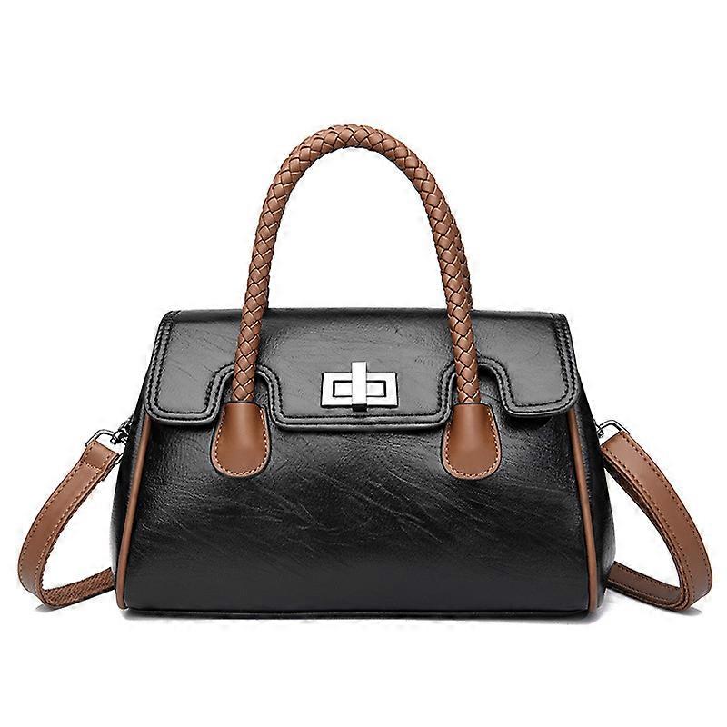 Women's crossbody bag, with moderate capacity, made of European and American retro PU material