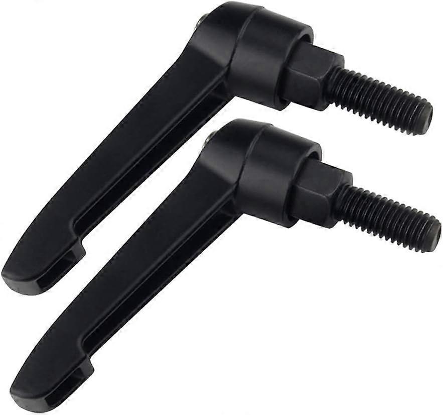 Hardware Fixing Clamping Lever Knobs Handle - Adjustable L Shape Clamping Handle Machine Knobs Female or Male Thread M10_x_25,Starlight,2Pcs