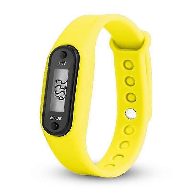 Fitness Tracker LCD Digital Pedometer Walking Step Calorie Counter Wrist Watch