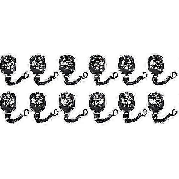 12 Pcs Game Stopwatch Match Timer Electronic Watch Practical Training Timer--