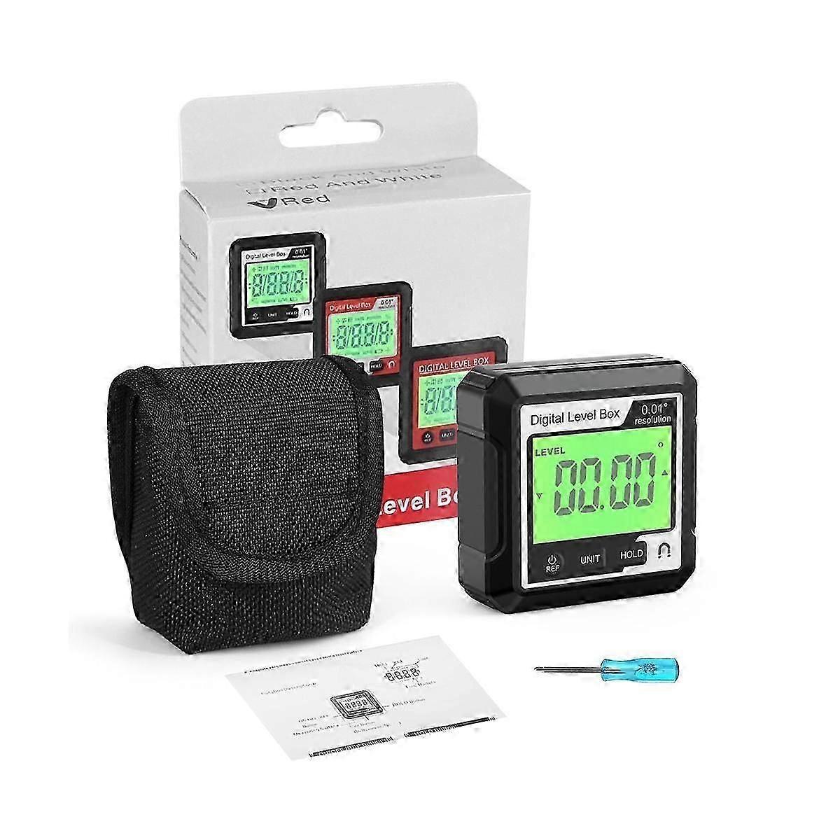 Digital Electronic Level Digital Angle Fnder 90Magnetic Inclinometer Protractor Precision Level Bo