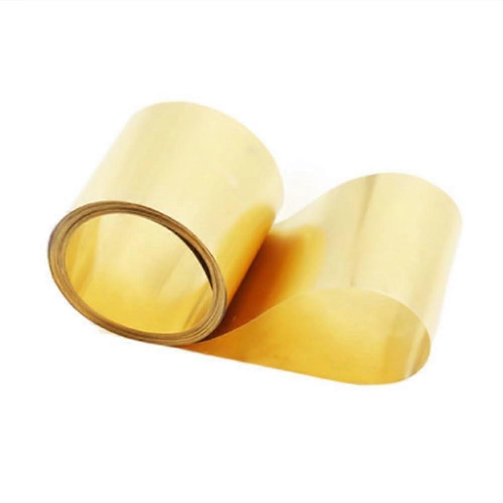 H62 Brass Foil Sheet 0.3mm Thick 30MM Width 1METER Length