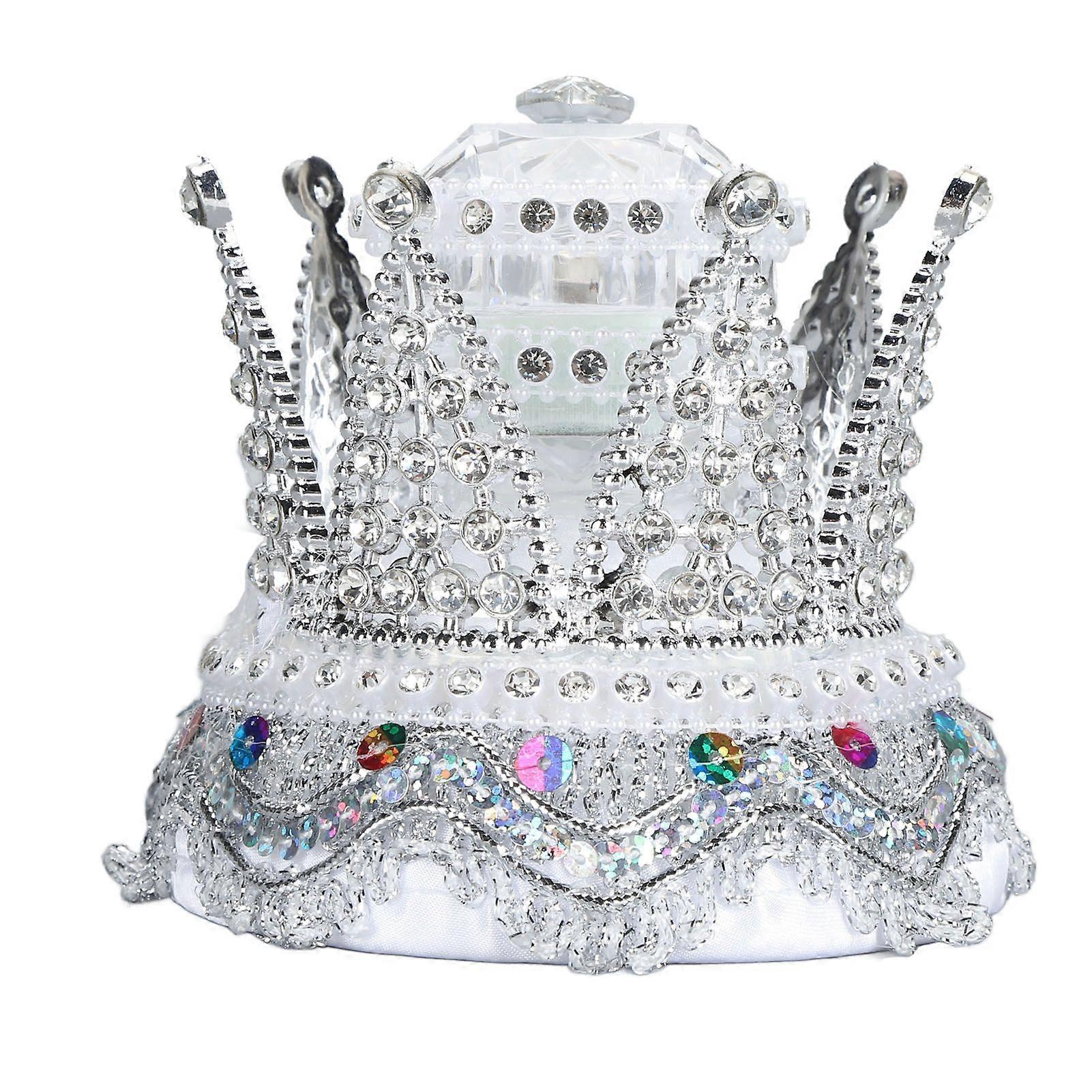 2025 Latest Model  Crown Ring Box Luxurious Romantic Engagement Ring Box