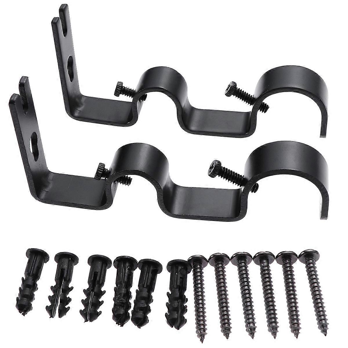 Curtain Accessories Iron Holding Curtain for Curtain Decor Rectangular Shape 2Set