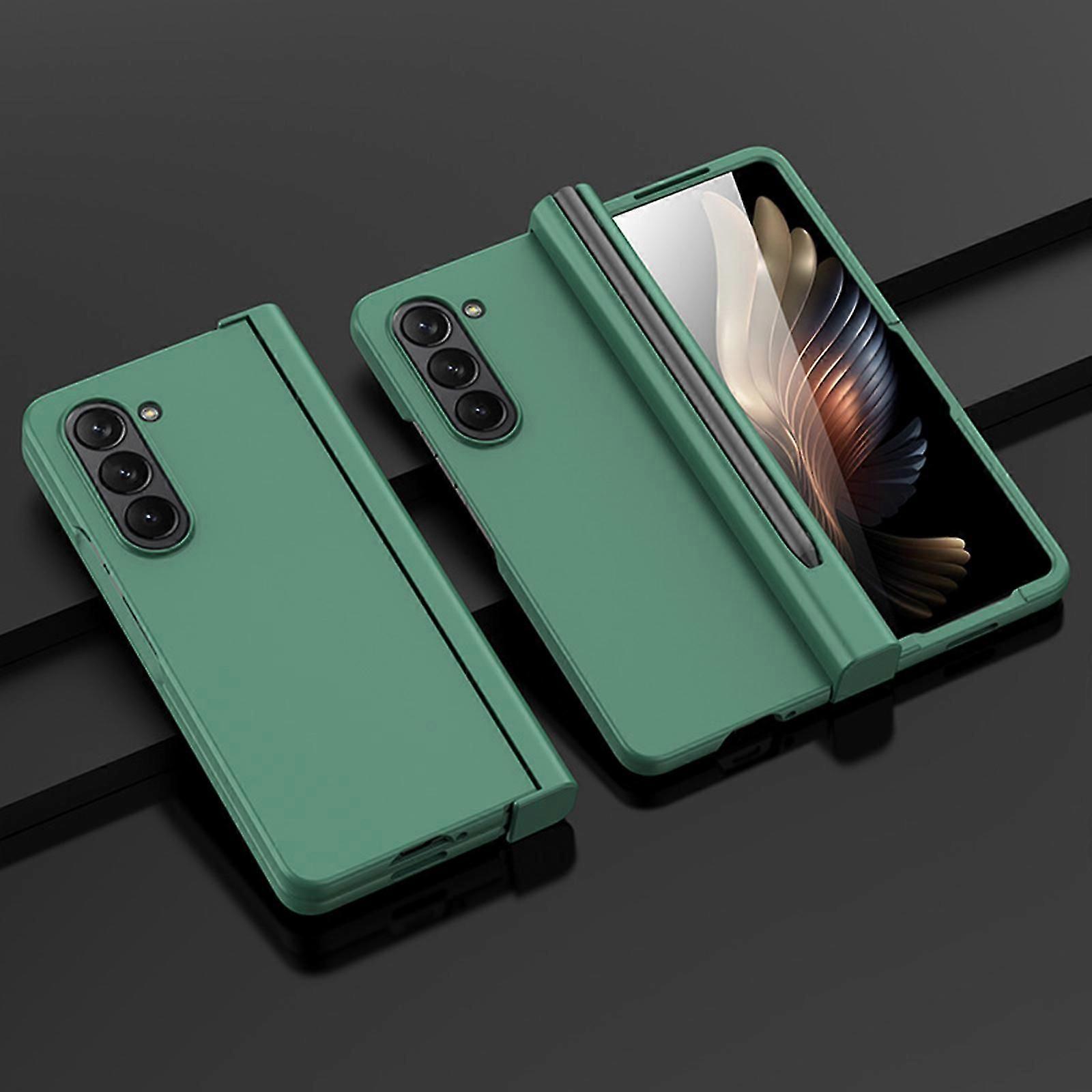 for Samsung Galaxy Z Fold 5 Case, Full Body Cover with Built-in Screen Protector, Support Wireless Charging Hard PC Slim Shockproof Protective Case