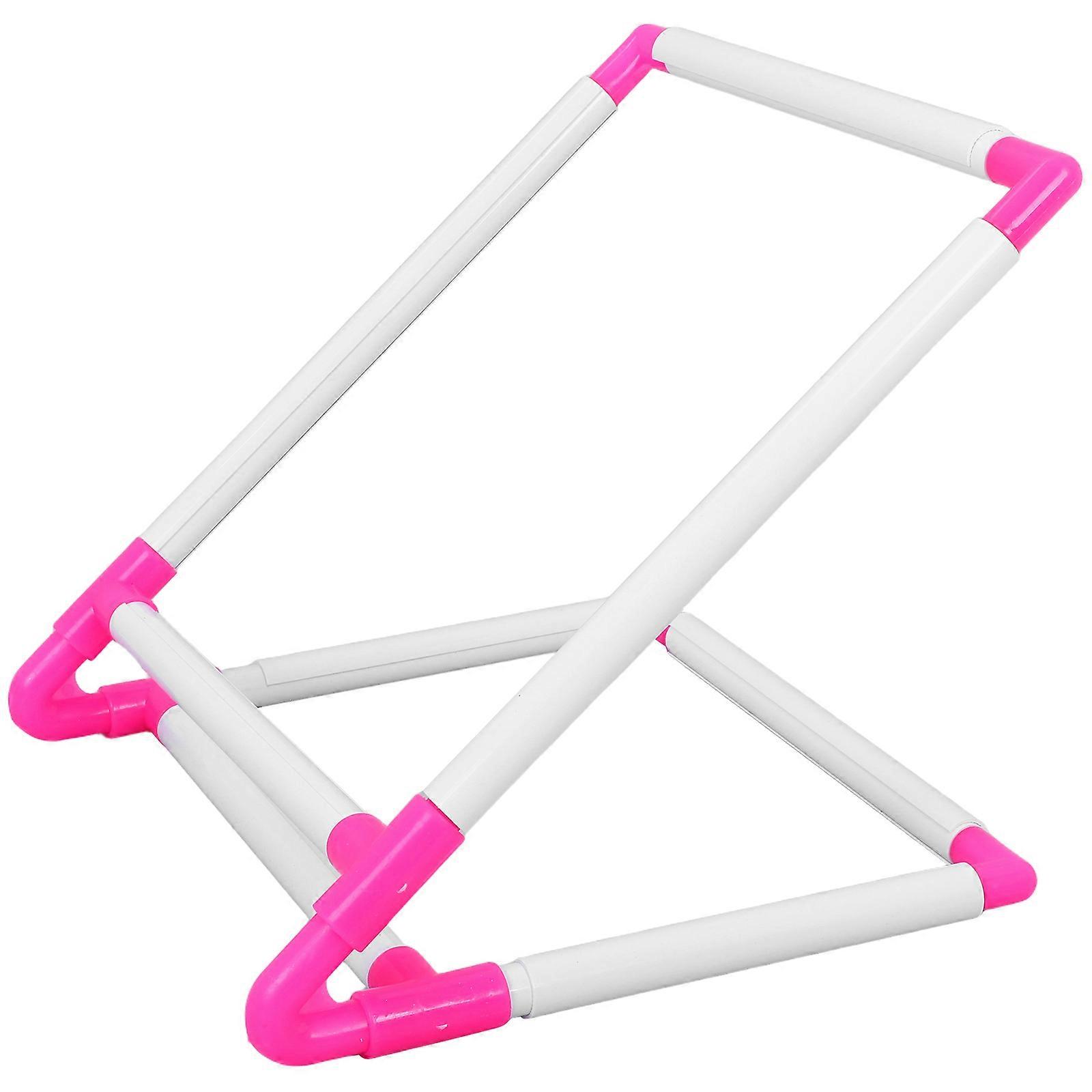 Cross Stitch Embroidery Frame Hands Free Stitching PVC Material Rectangular Shape 11.8x9.8x7.9inch 1 Set
