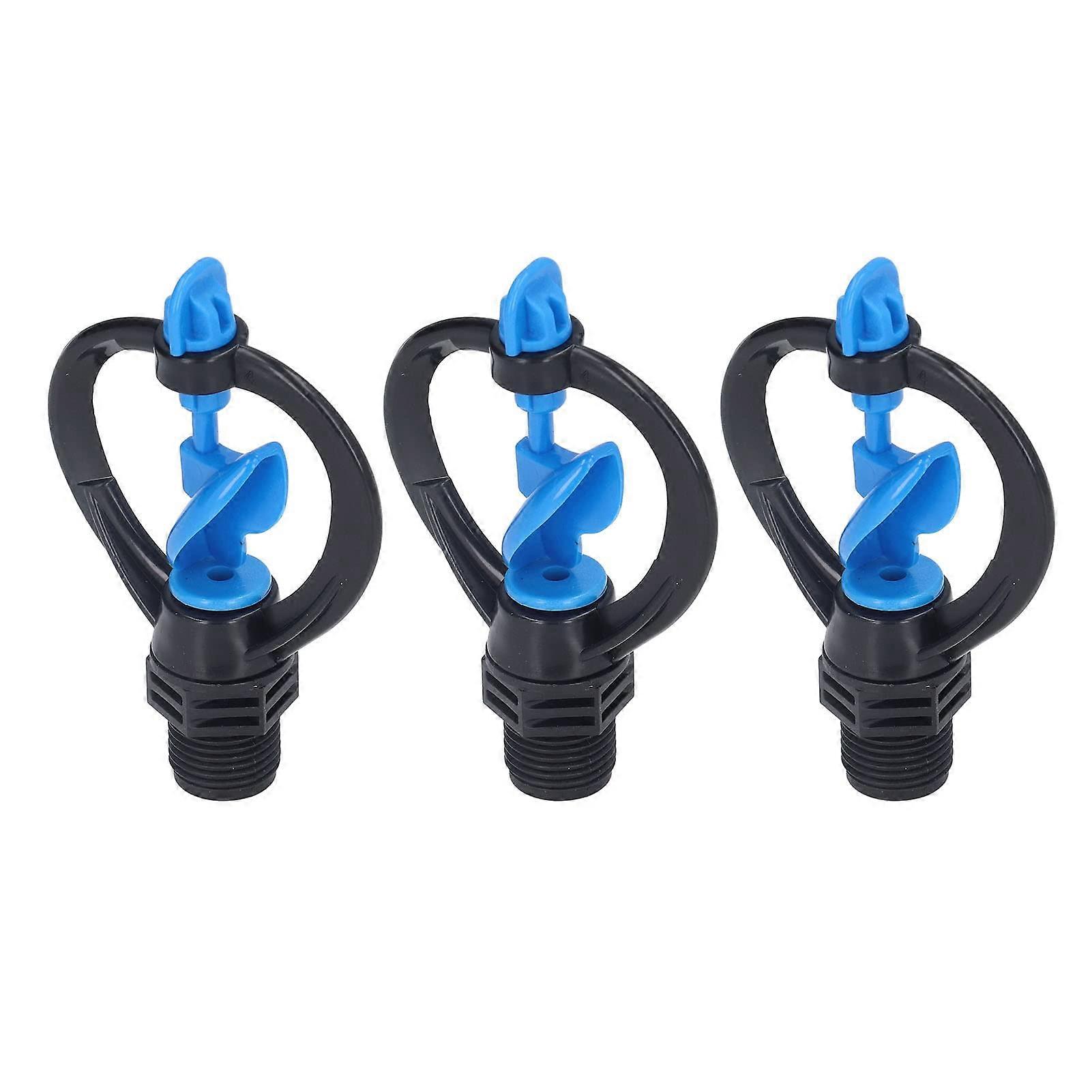 15part lawn sprinkler nozzle G1/2 external thread – 360° rotation center sprinkler for garden irrigation – 4point wheel nozzle
