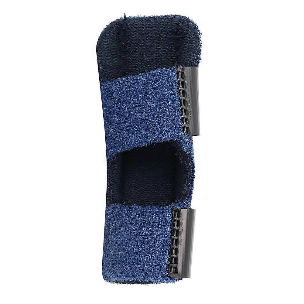 Finger Splint Finger Adjustable Fracture Fixation Brace Corrector SupportBlue