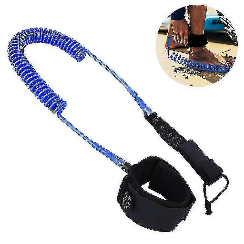 Adjustable Ankle Cuff with Elastic Security Rope & Safety Waist Rope for Water Sports - Essential Stand Up Paddle Board Leash Accessory