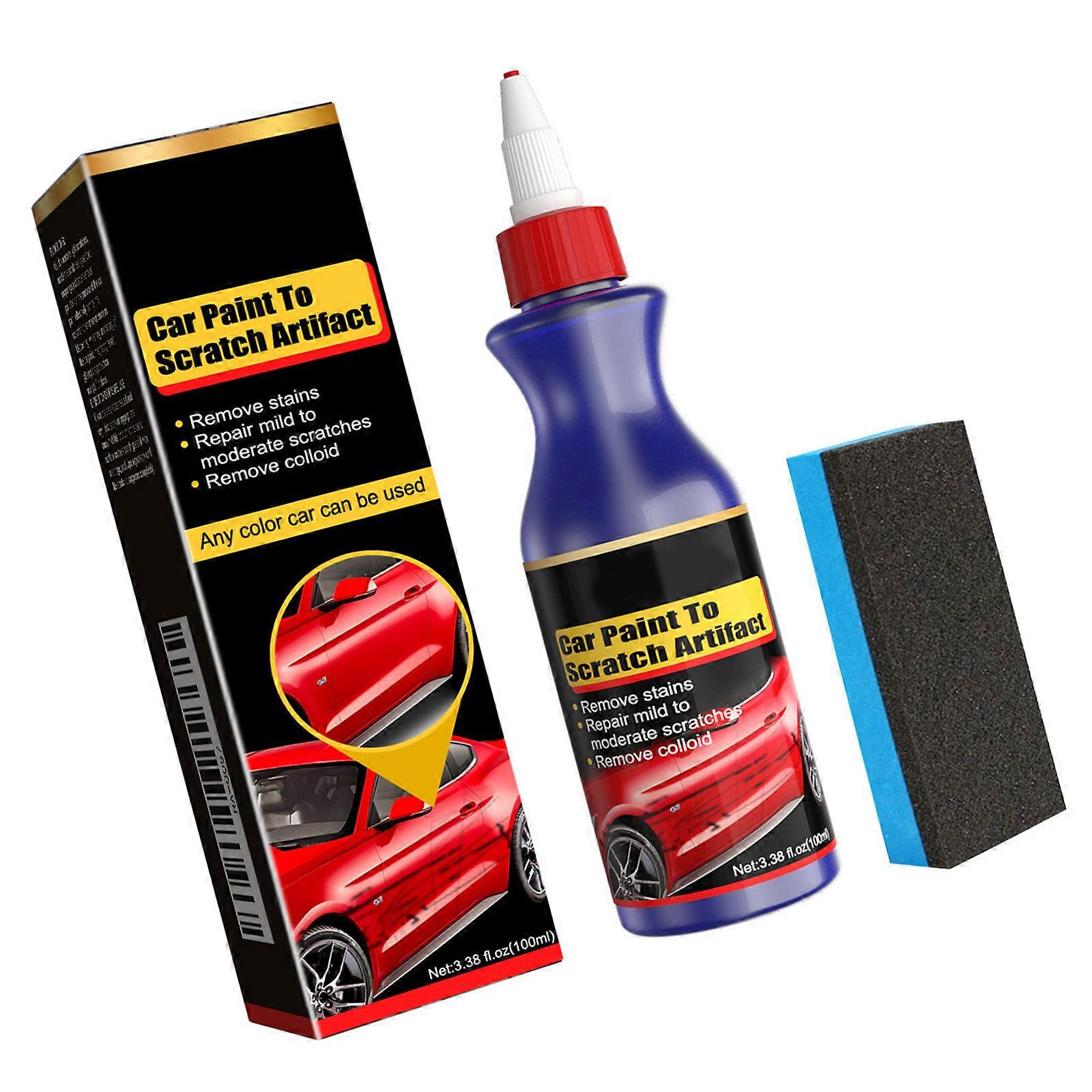 100ml Car Scratch Remover With Sponge Car Styling Auto Body Paint Care Scratch Polishing Cleaner Multicolor