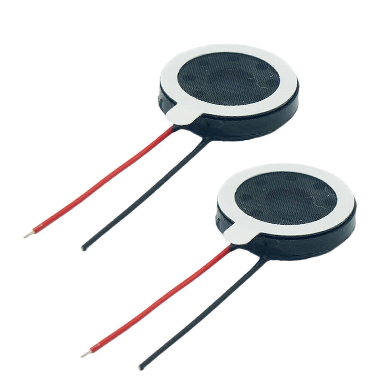 15mm Waterproof Small Loudspeakers, 8Ohm 0.5Watt, with ABS Housing with Cable for Multiple Uses Loudspeaker Multicolor