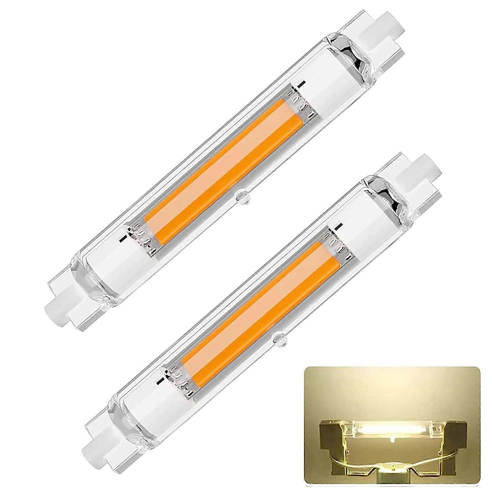 R7S LED 118mm Dimmable 30W, Replacement for 300W Halogen, 4000K 3000LM, Pack of 2