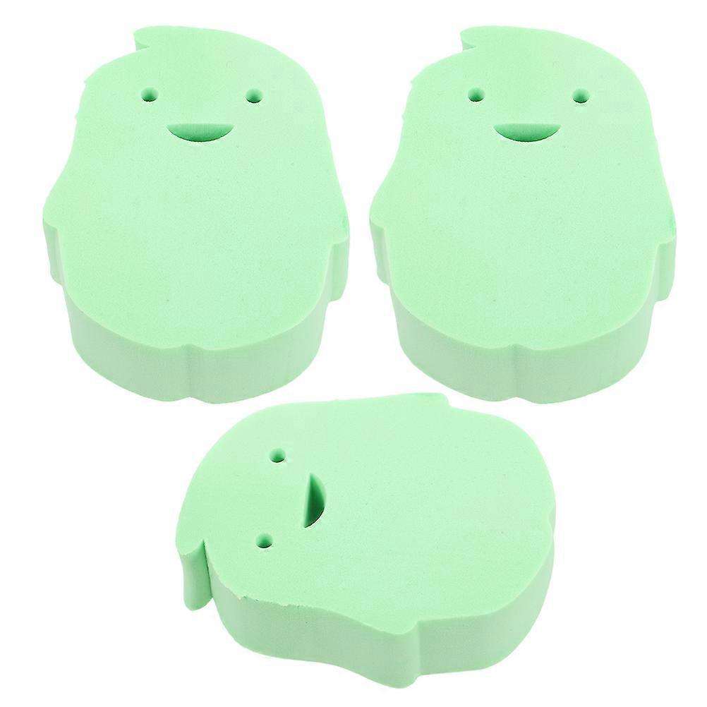 3pcs Animal Bath Sponges Soft , Gentle Exfoliating Loofah for Sensitive Skin, Safe Bathing Tool for Babies