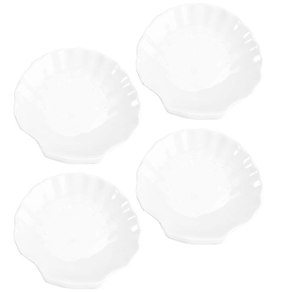 4Pcs Ceramic Side Dish Plates Serving Plates for Home Breakfast and Snacks