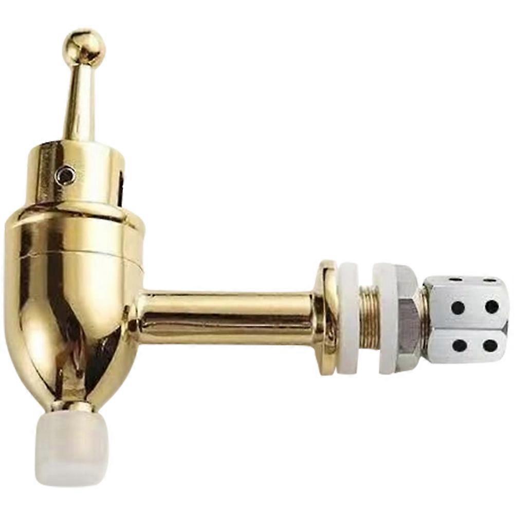 Multi-Function Water Spigot Beverage Dispenser Suitable For Home And Restaurant Use With Cylindrical Shape In Golden Color 1Set