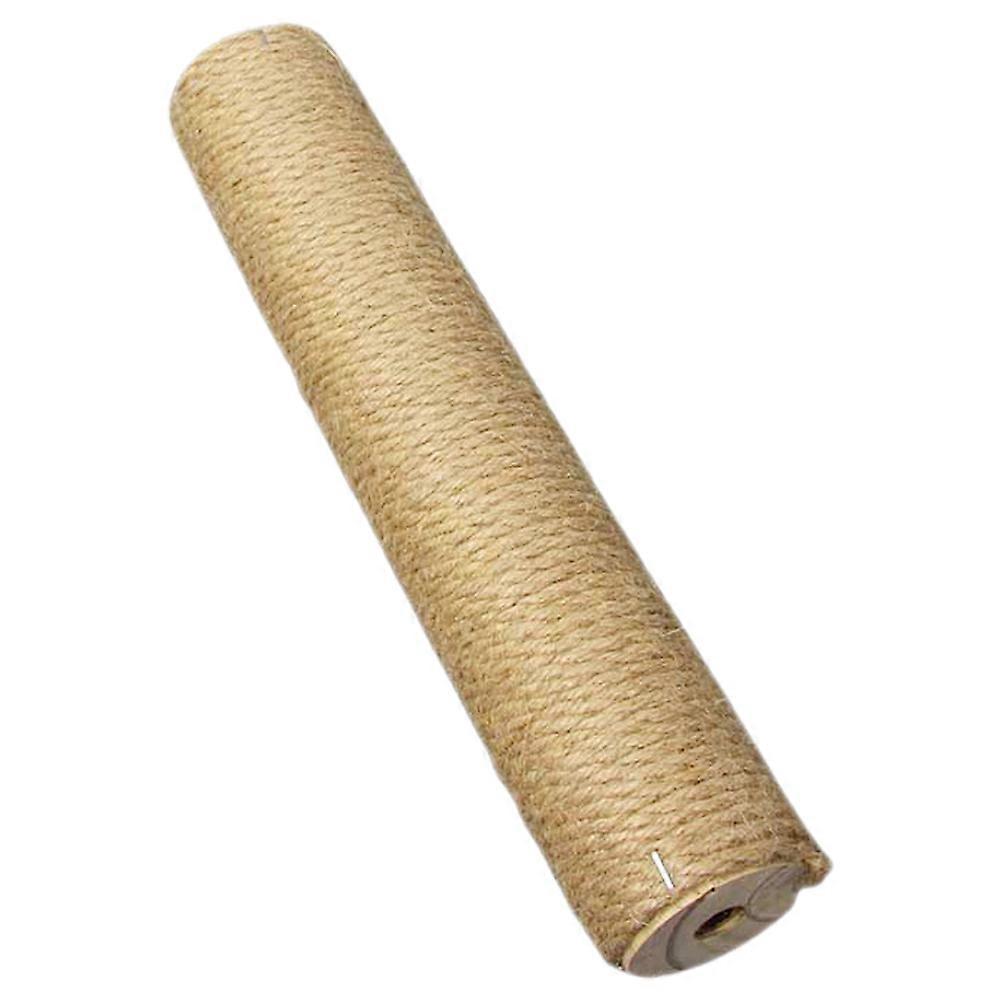Wear-Resistant Scratching Pole Replacement Cat Scratching Post Jute Cat Scratcher Indoor Play Simple Design 1Pack