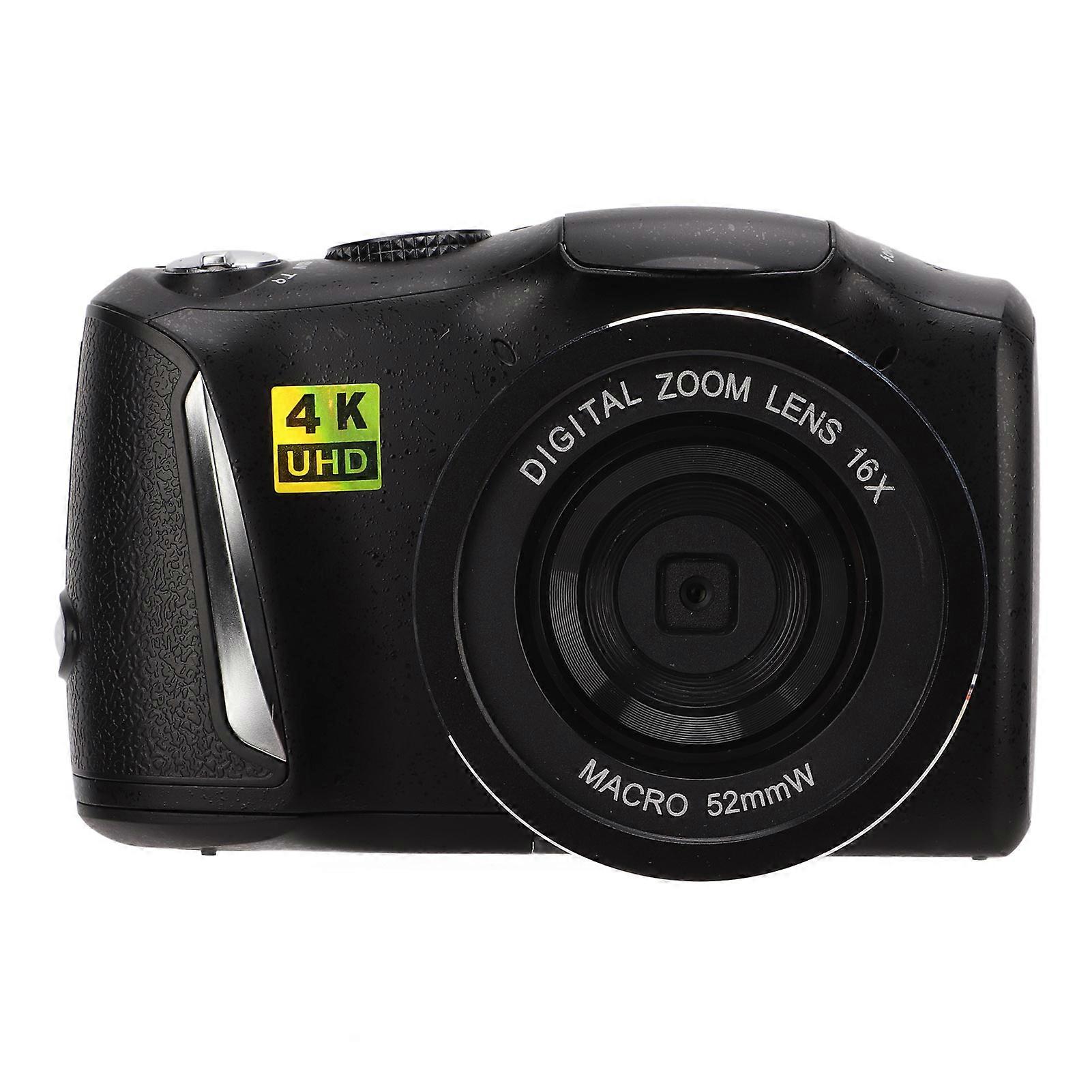 CD‑R3 4K Digital Camera Ultra HD 48MP Video Camera Vlogging Camera with 16X Digital Zoom 3.0inch Screen