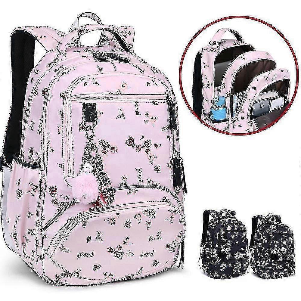 Waterproof School Backpack With Print