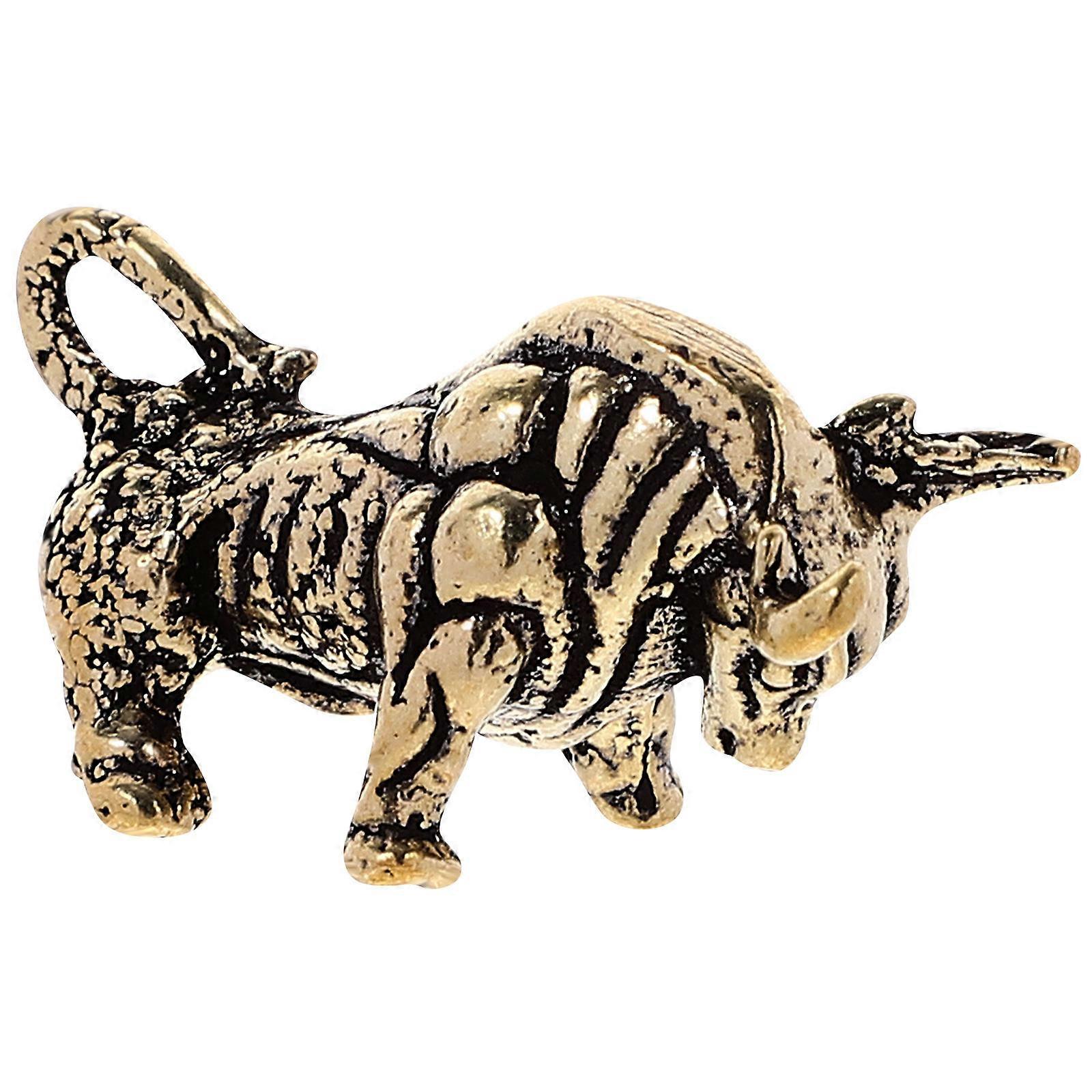 2kpl messinki avainketju riipus messinki avain rengas riipus kiinalainen zodiac bull riipus