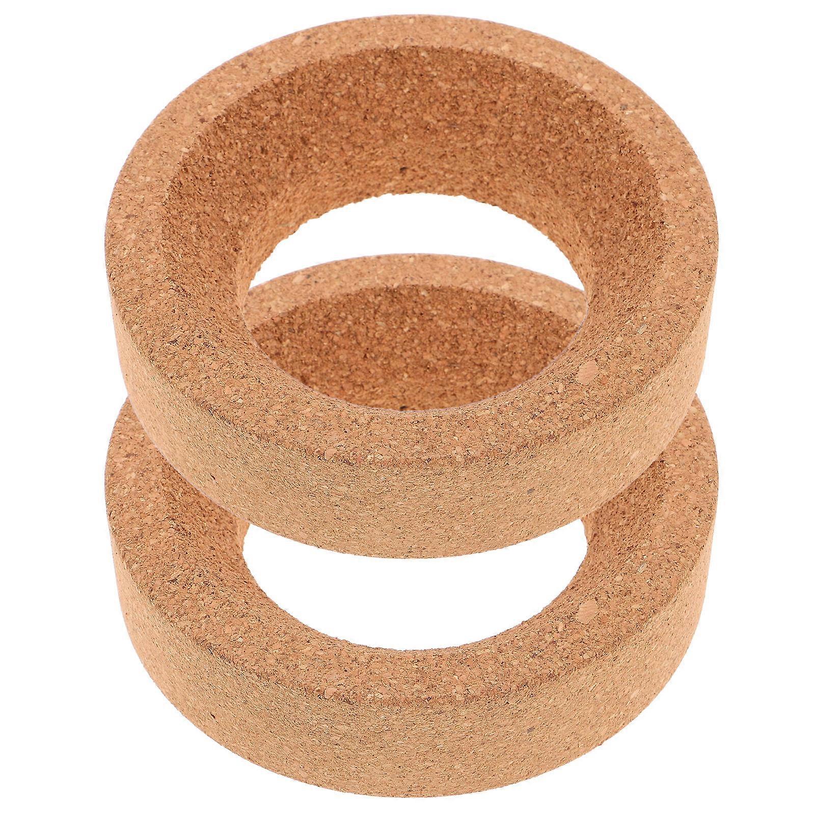 Flask Support Base Cork Rings For Laboratory Use Protection 4.72Inch Diameter Round Bottom Stable Support 2Pcs