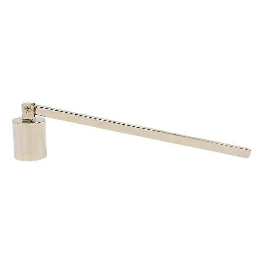 Durable K Gold Candle Snuffer - 19cm Long Elegant Tool for Extinguishing Candles Safely & Neatly