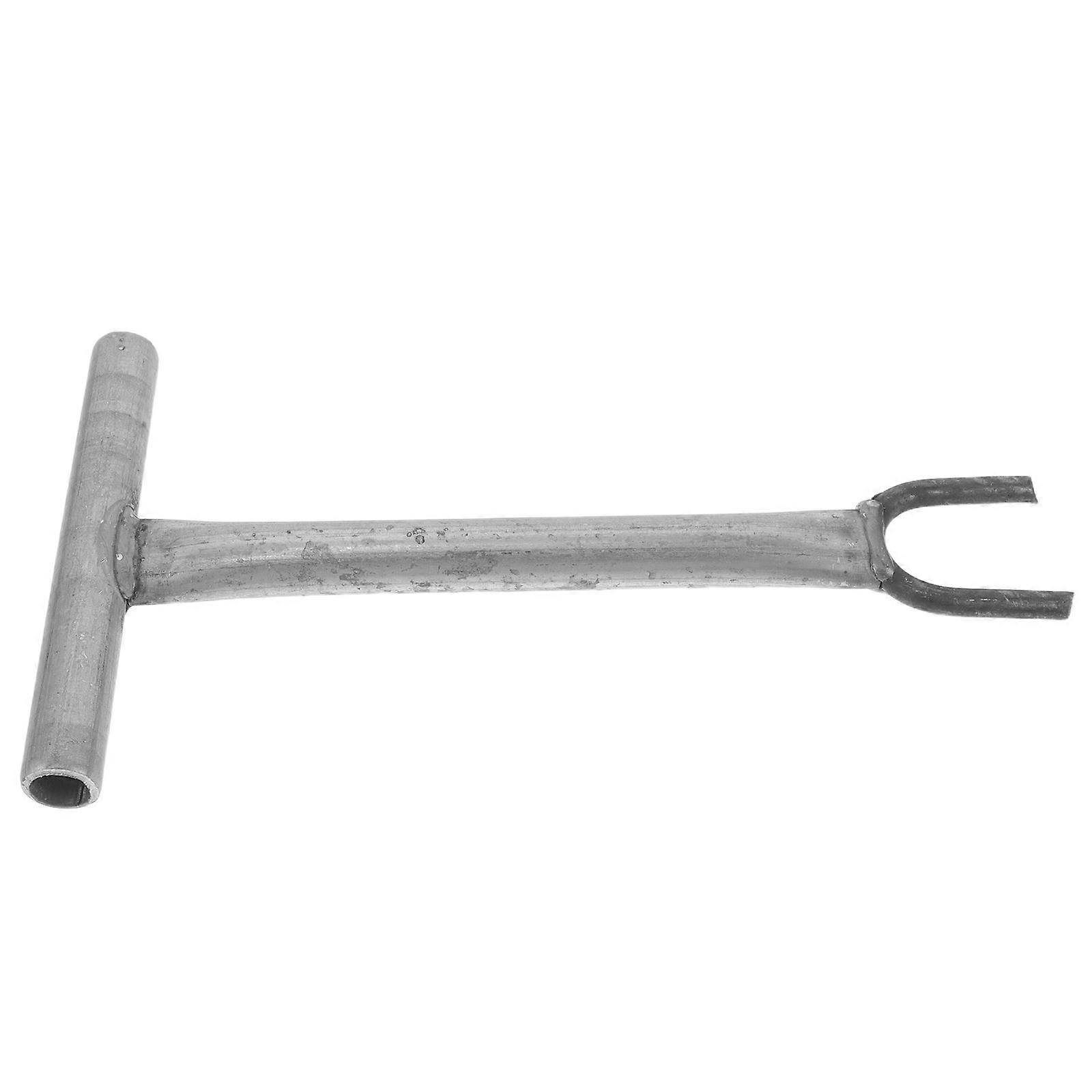 Extended Long Handle Valve Shut Off Wrench with Deep Access Opening for Water Line Maintenance – Precision Grip Plumbing Clamp Tool for Home and