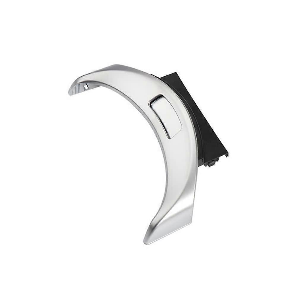 Silver ABS Armrest Storage Box Release Knob Compatible with Mercedes-Benz C-Class W205 S205 C205 GLC C253 X253