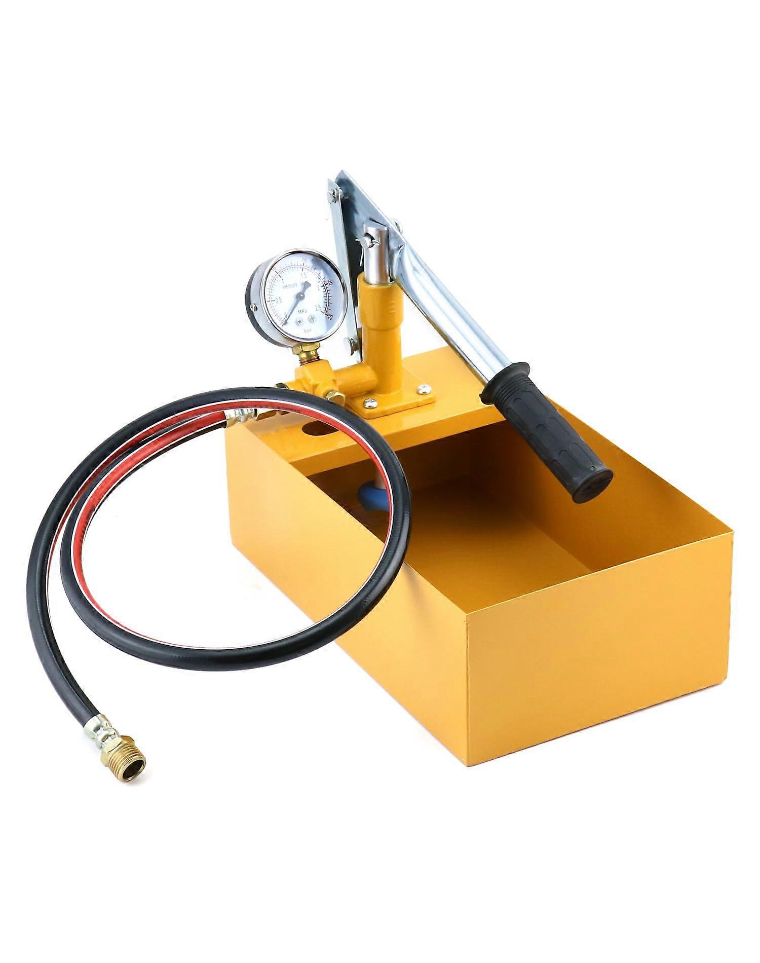 Manual Pressure Pump 25 Bar Test Pump for Water Pipes Underfloor Heating System Compatibility