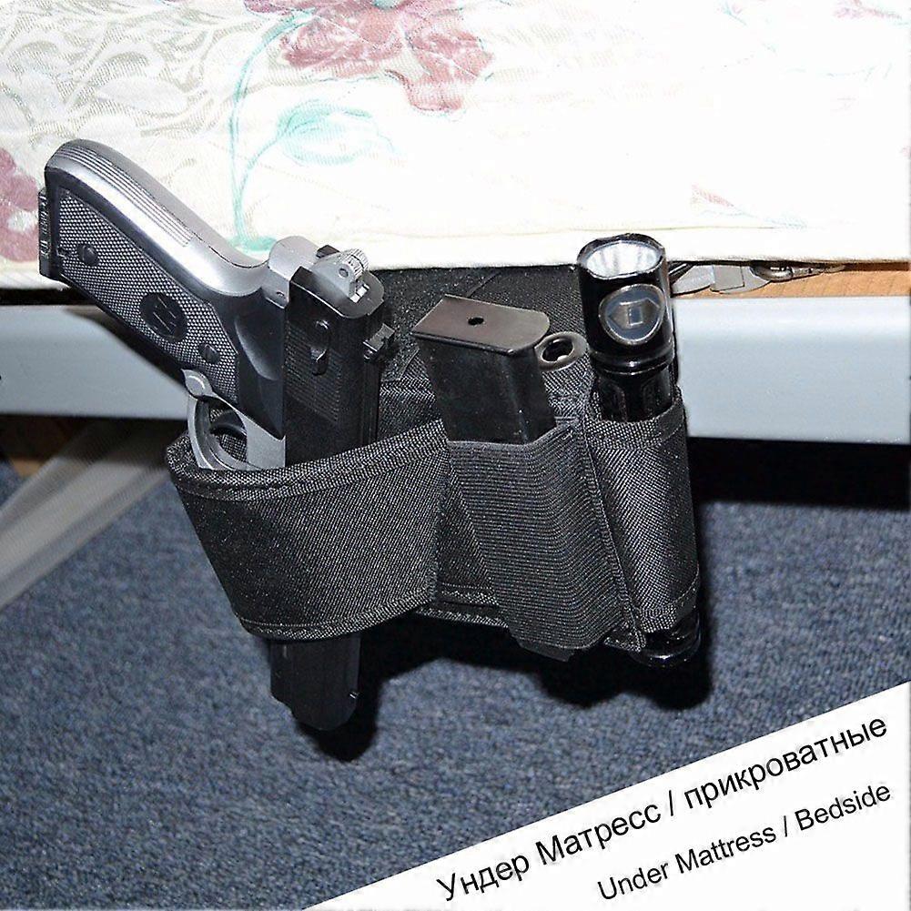 adjustable bedside couch car conceal holster with anti slip strips