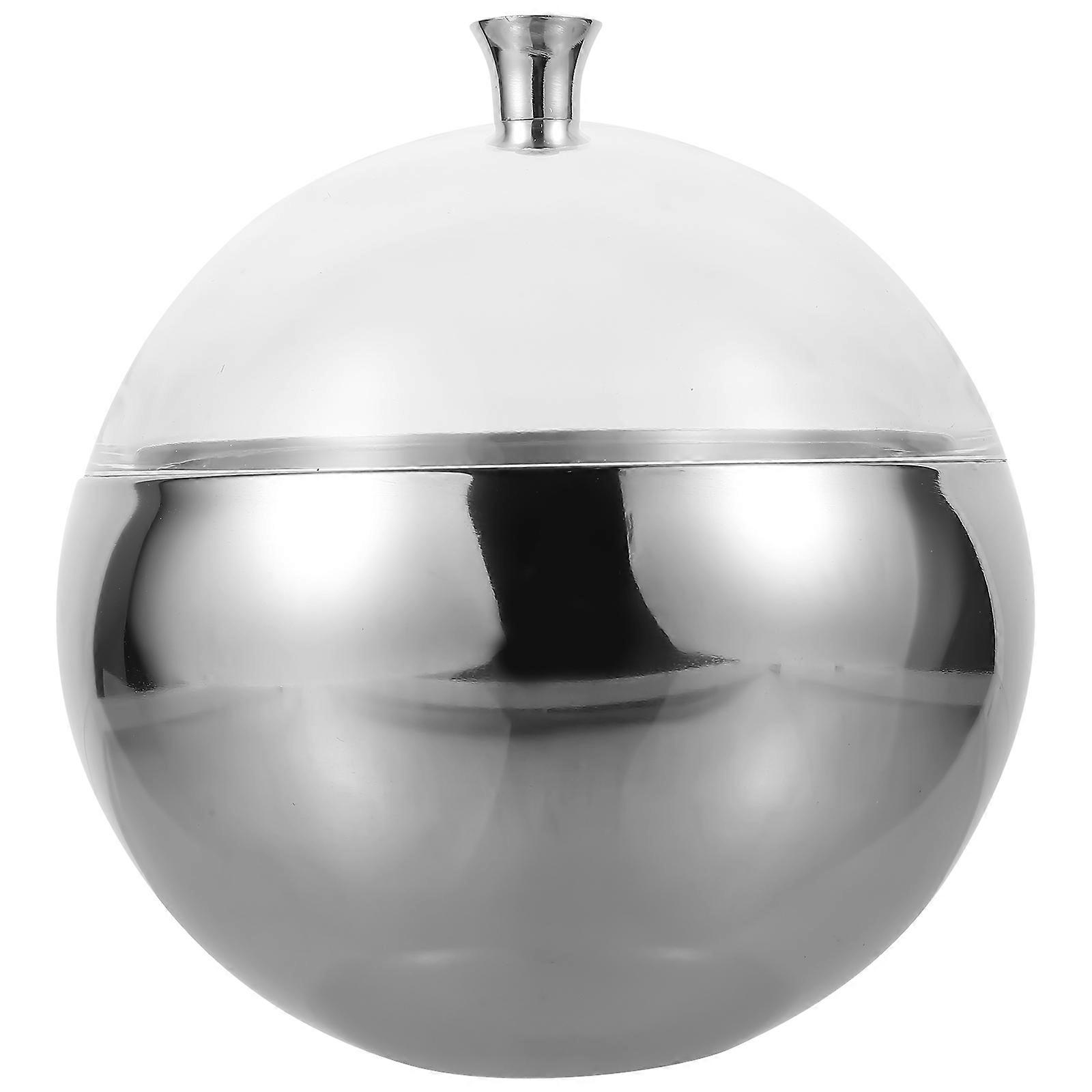 Stainless Steel Ice Bucket with Lid Double Insulation Portable Ice Cube Container for Parties, Bars & Home Use Stylish Mini Chiller