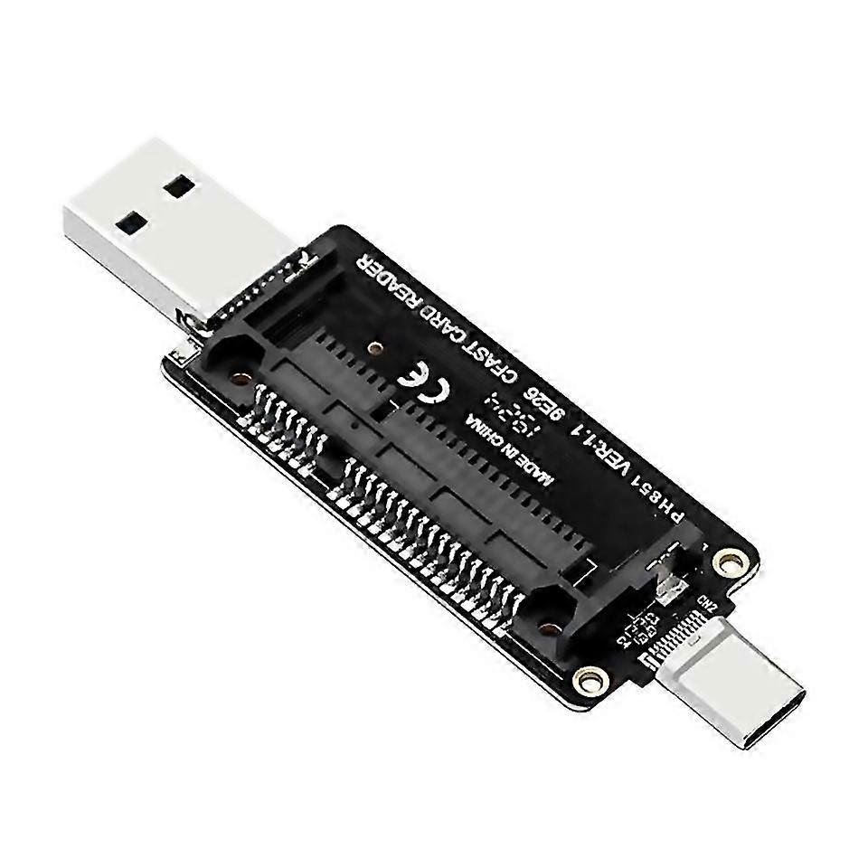For Cfast Usb 31 Type Ac Card Reader 10gbps Cfast Memory Card Adapter