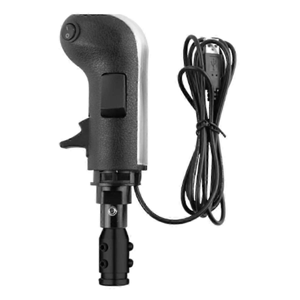 EST2 变速杆旋钮 USB 游戏 18 档杆旋钮 3 开关替换 SKRS 适用于 G29 G27 G25 TH8A
