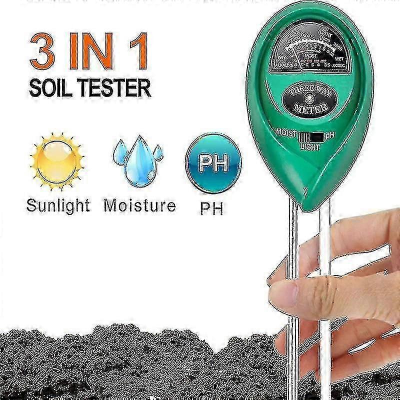 Soil Tester, Soil Moisture Meter, 3-in-1 Plant Tester, Soil Moisture Meter And Soil Ph Tester For Pl