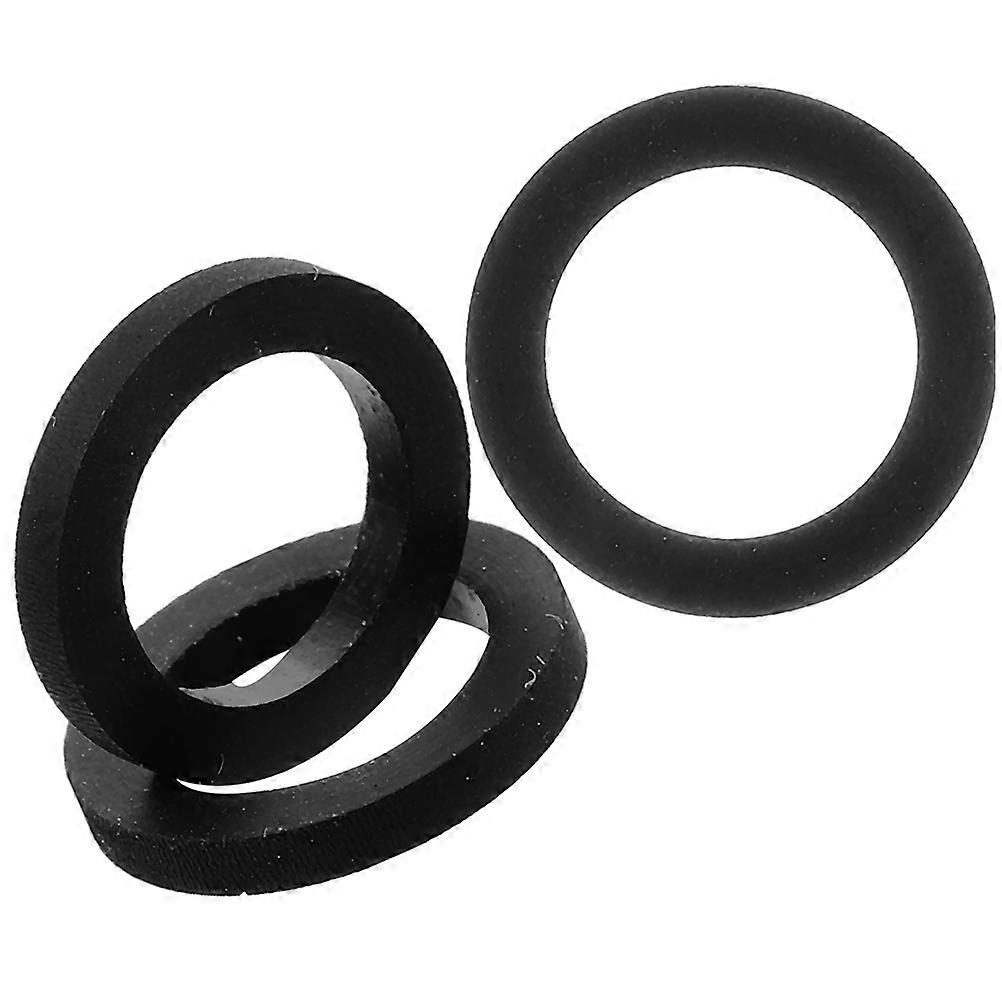 Black Rubber Idler Pulley Belt for Cassette Tape Machine 18mm Size 3 Pieces Easy to Replace