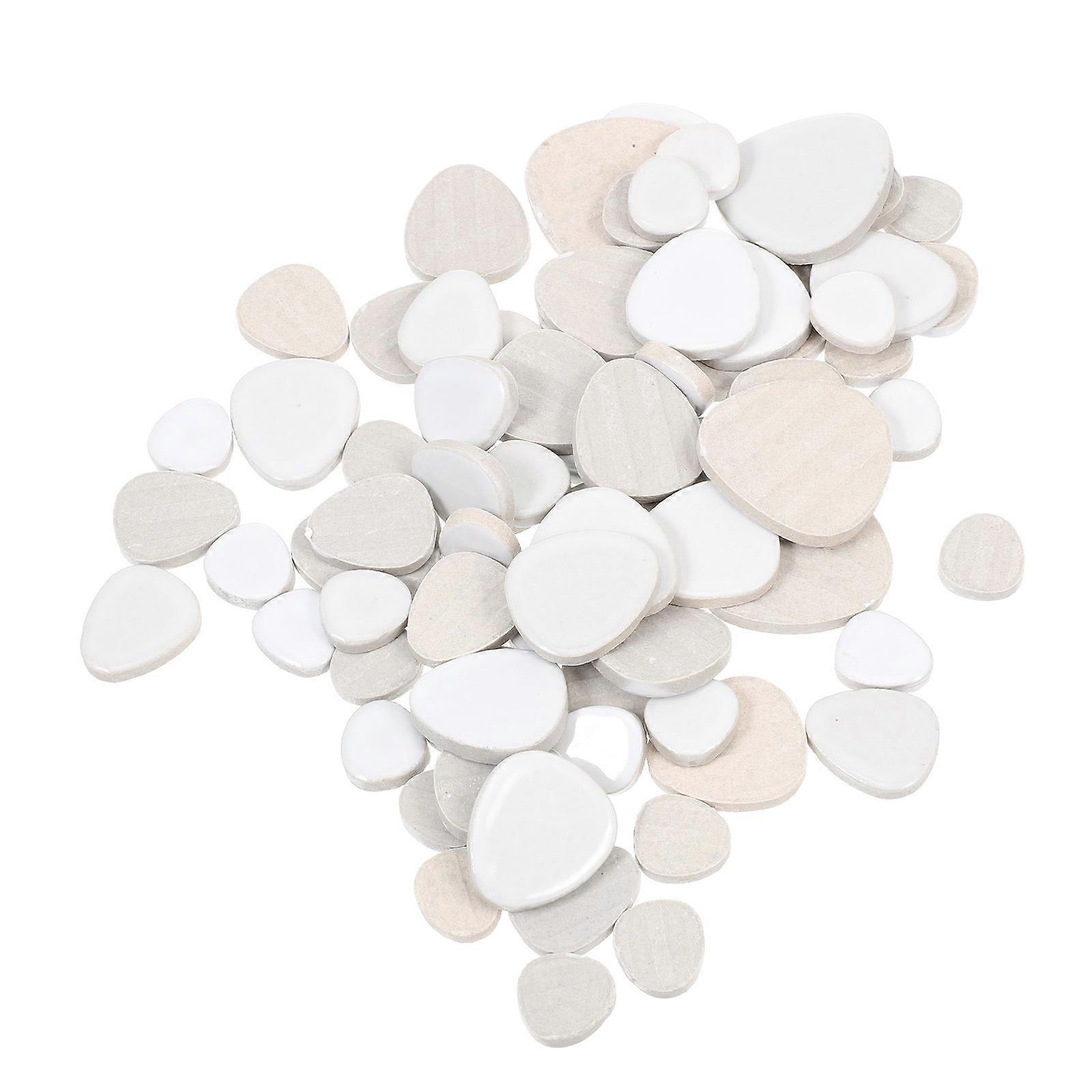1 Bag Unique and Different Diy Mosaic Stones Pebble Stones for Tile Making